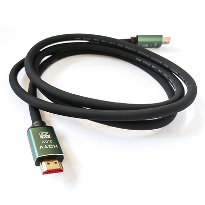 کابل HDMI با سرعت بالا ژاکت پی وی سی BC با طول سفارشی برای بازگشت صدای اترنت 3D 4K