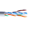 ژاکت PVC خاکستری خاکستری استاندارد UTP Cat6 Ethernet Lan Cable 23AWG Bare Copper 305 Meter
